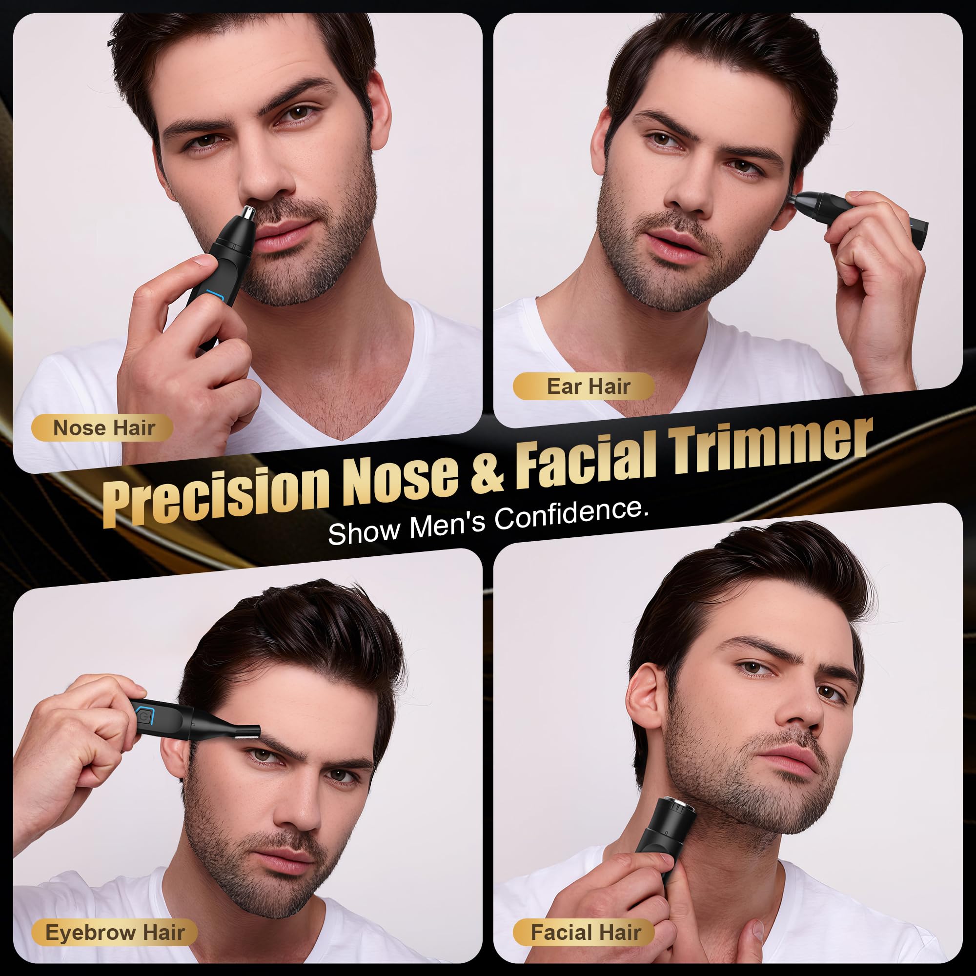 BLIBEE tapas intercambiables para nariz, orejas y cejas con precisión.
