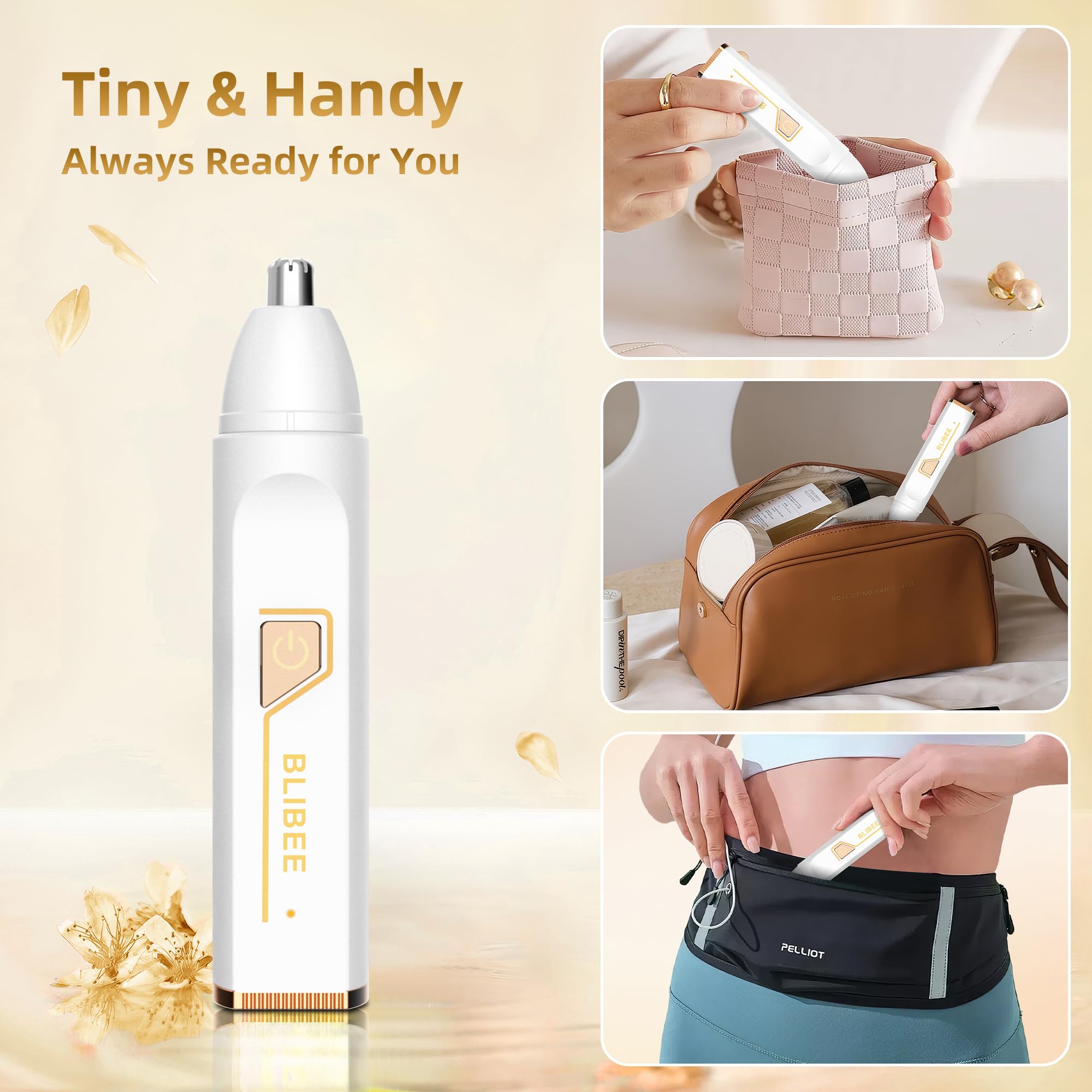 BLIBEE USB rechargeable battery life supports long cordless grooming sessions