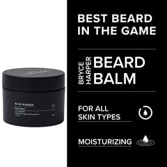 Blind Barber avocado-pumpkin-apricot oils highlight nourishing beard conditioning blend.