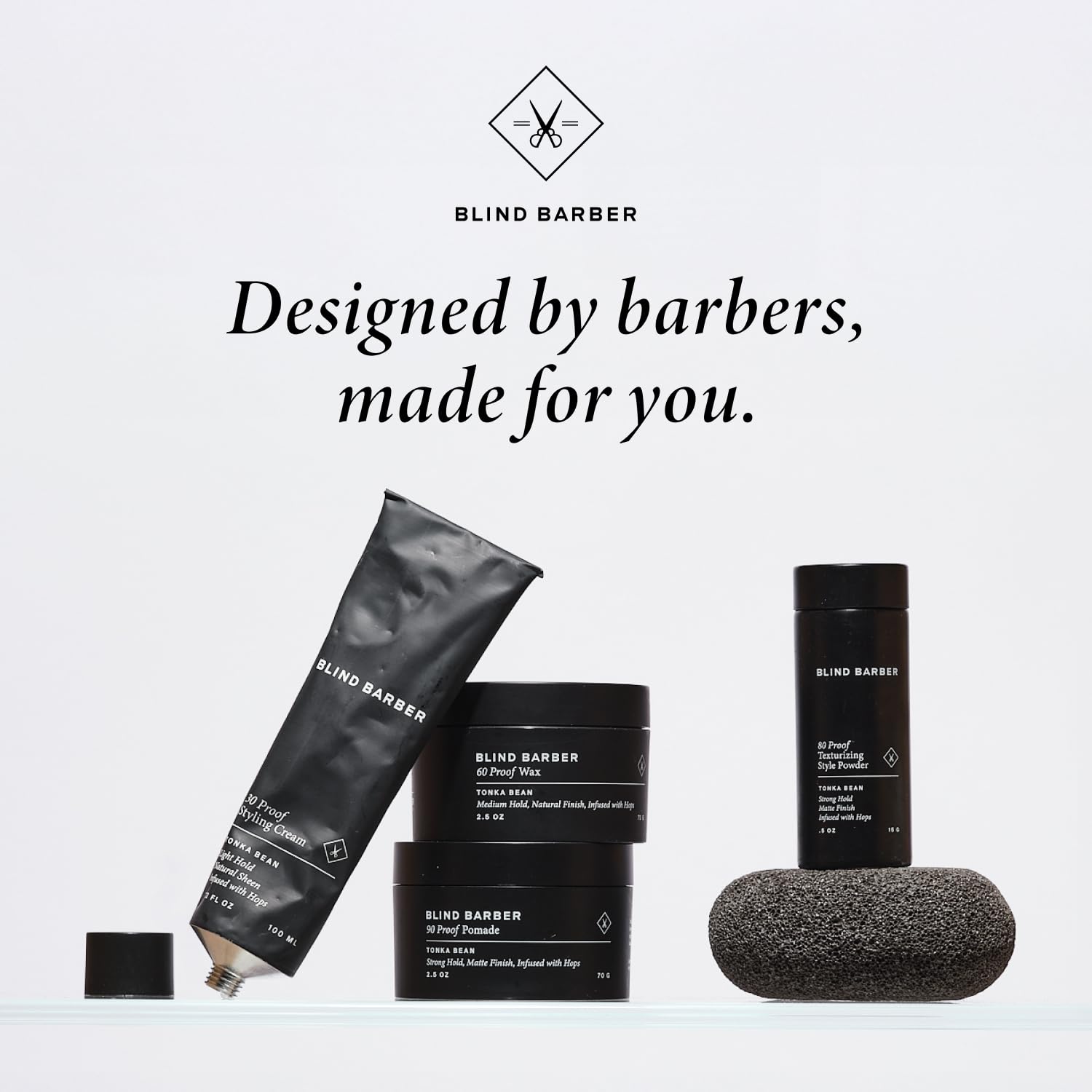 Blind Barber grooming-routine shot encourages consistent beard care with premium feel.