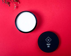 Closeup of medium hold and subtle shine from Blind Barber wax