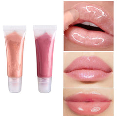 Set de 6 tubos labiales transparentes BlingKingdom, perfecto para organización y viajes.