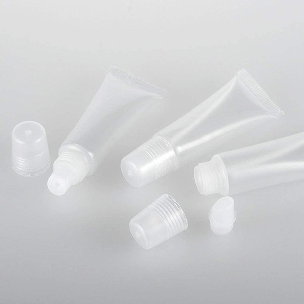 Tubo vacío BlingKingdom de 8ml con PVC suave, seguro para uso prolongado.