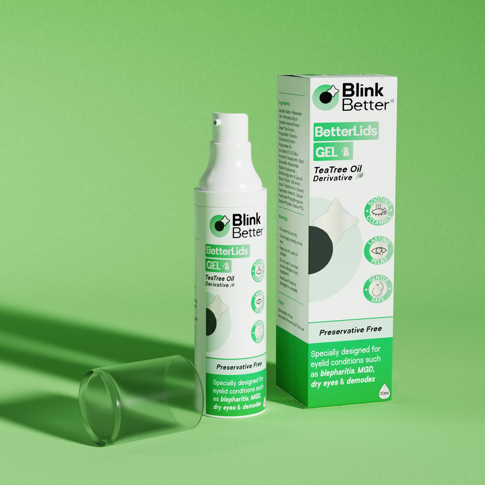 BlinkBetter BetterLids Gel clinical-test-note references positive user experience in days.