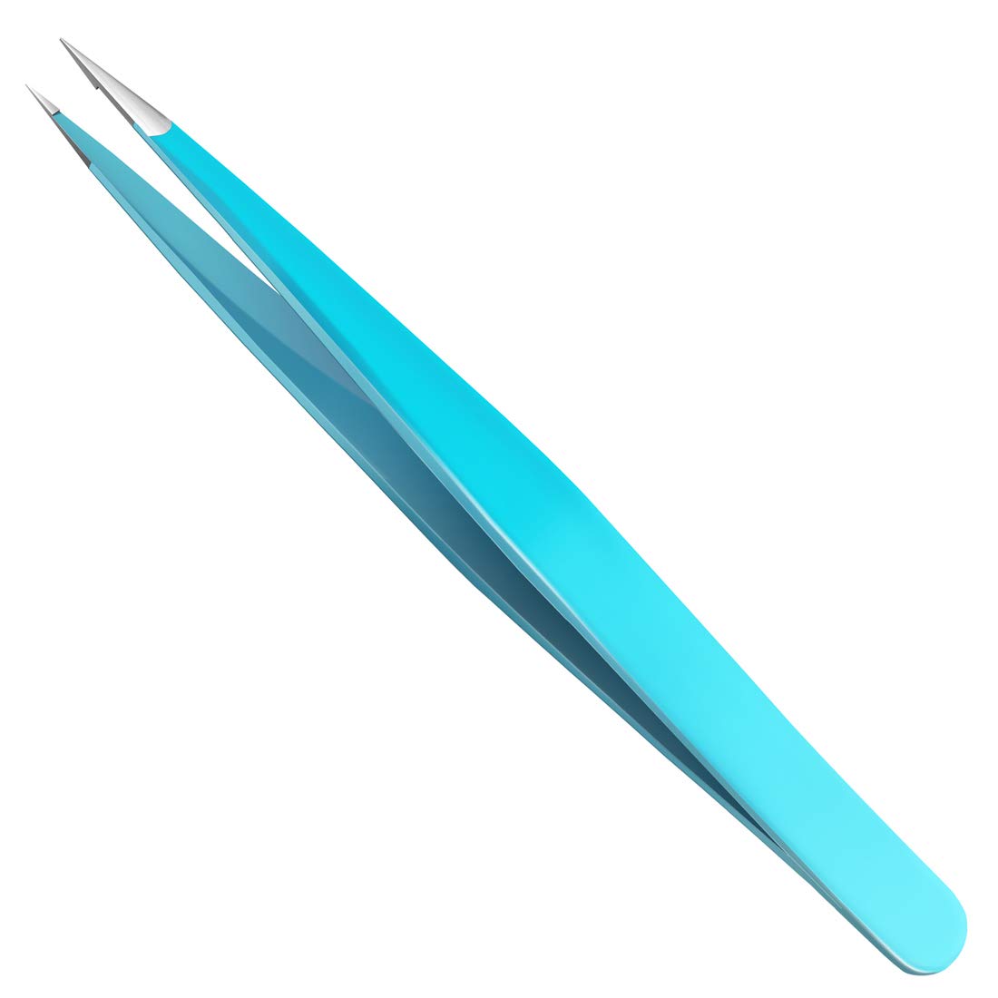 Blinkeen tweezers close-up tips for precise hair removal and splinter removal.