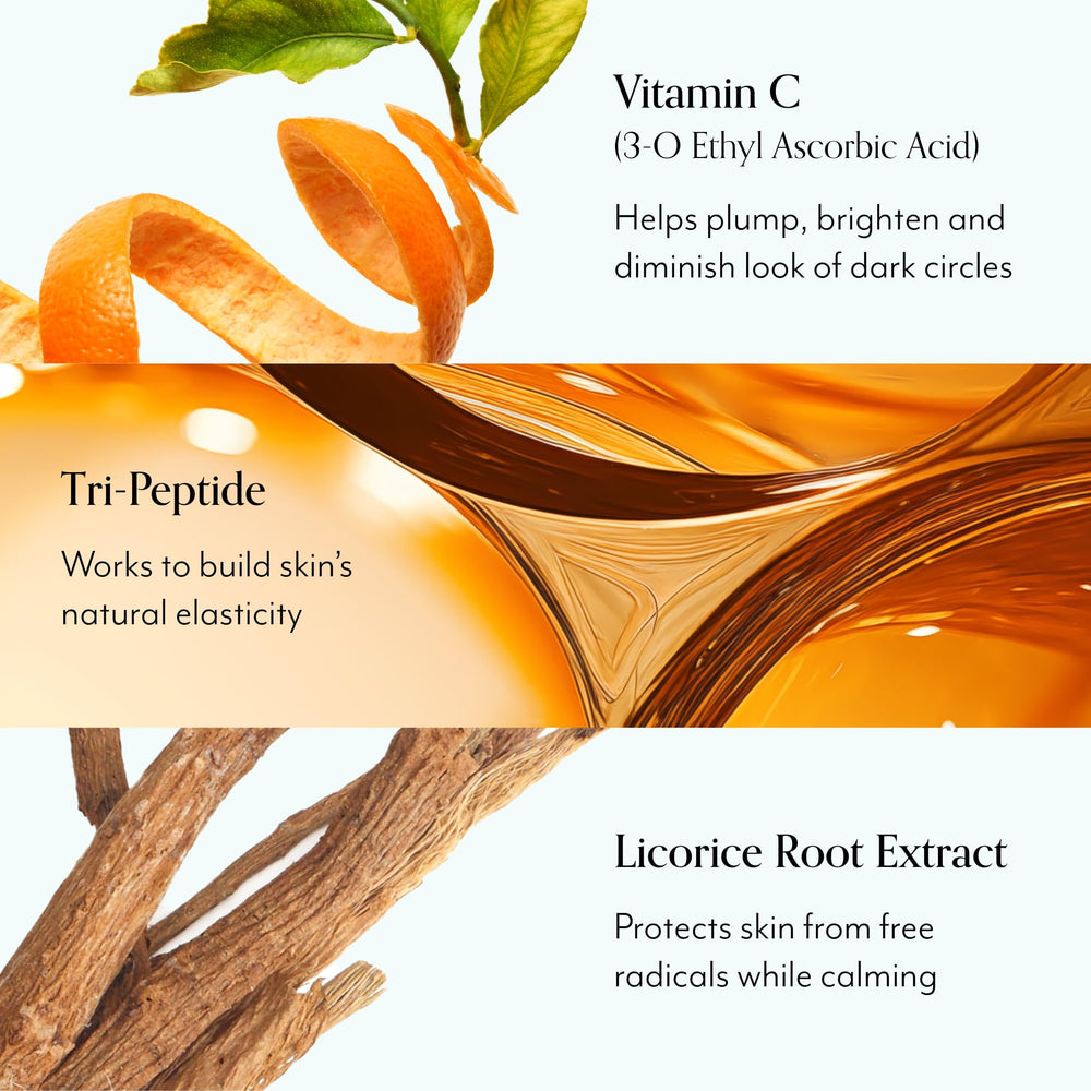 Bliss Bright Idea Eye Cream morning routine blends with serums for daily anti-aging support.