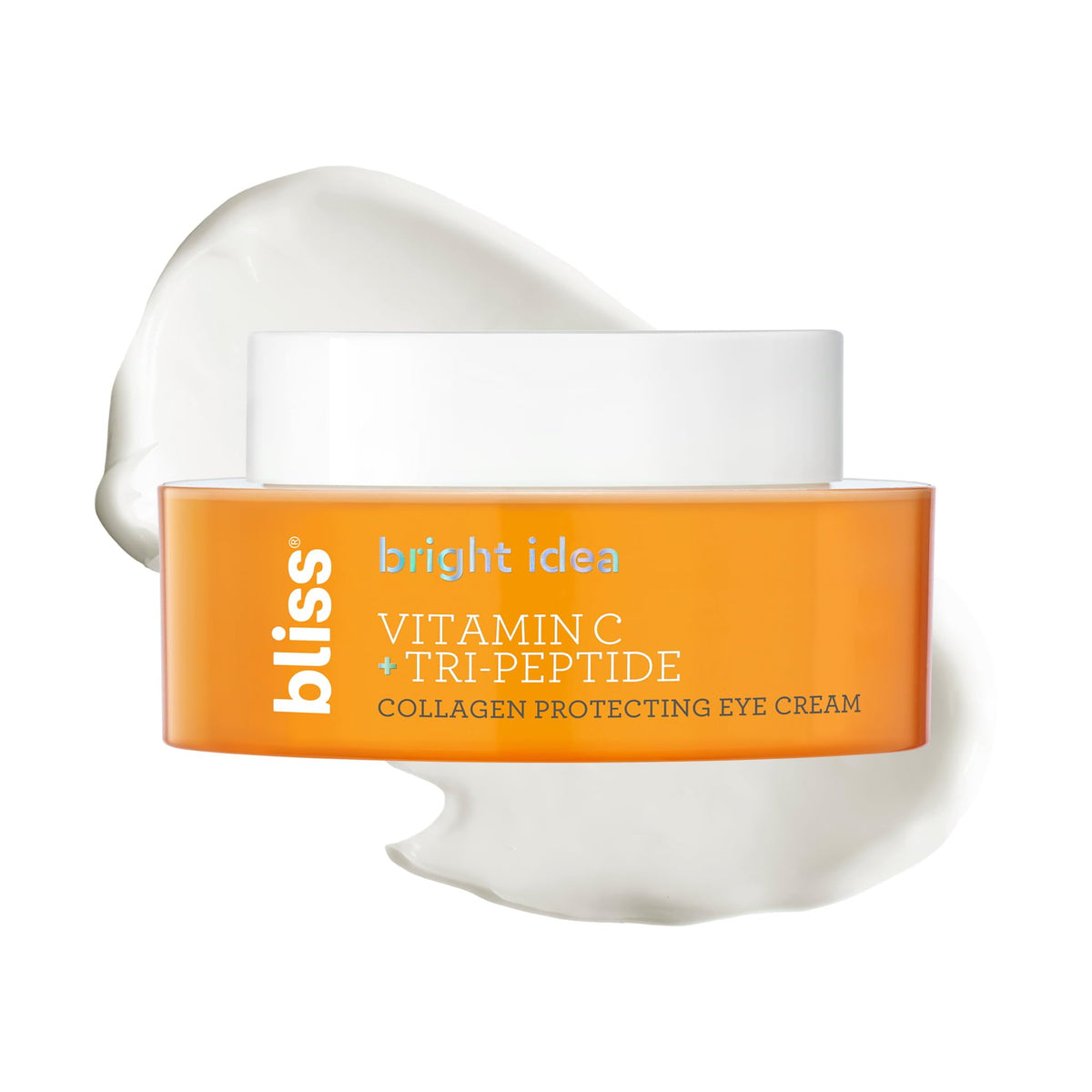 Bliss Bright Idea Eye Cream tube highlights brightening formula for refreshed under-eye skin.