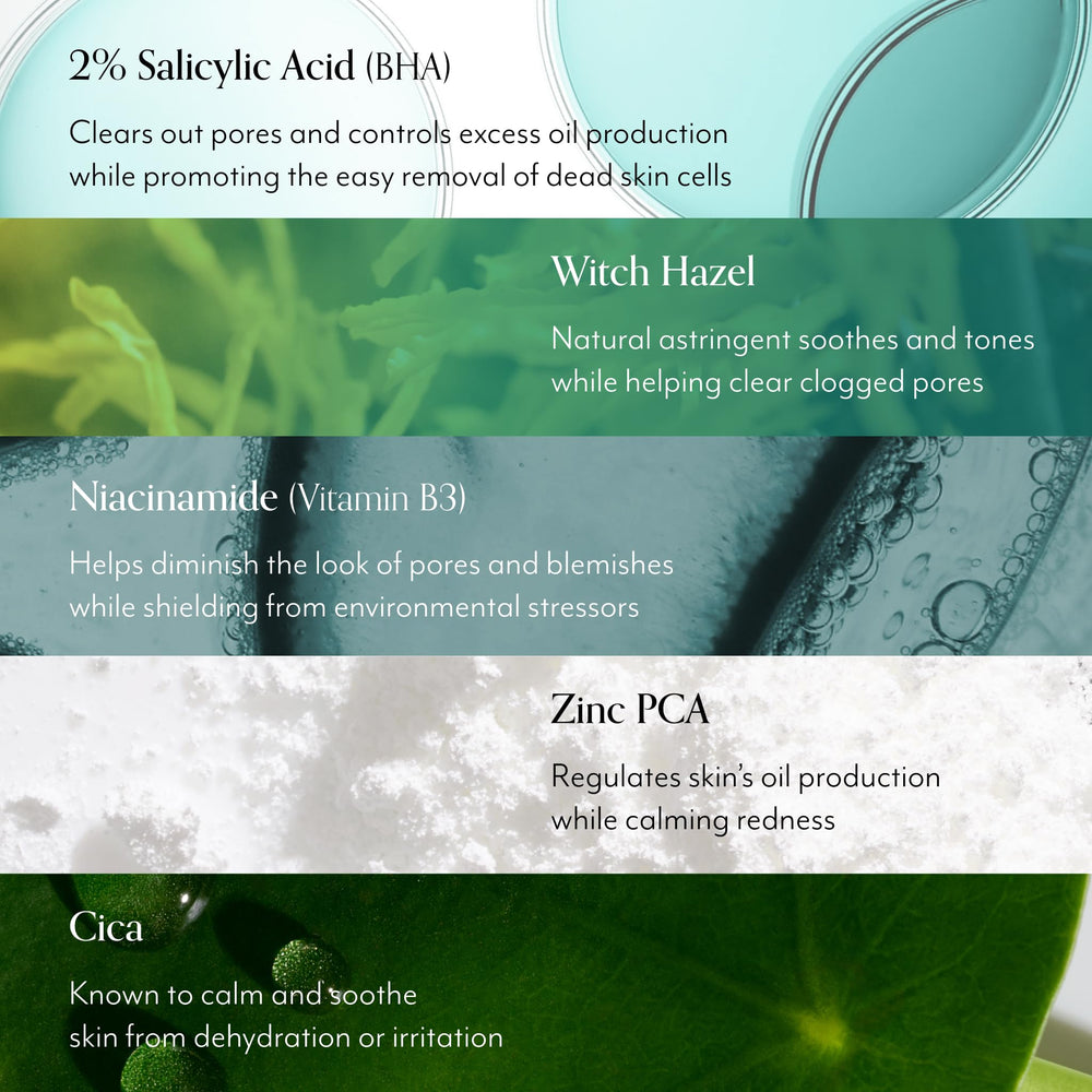 Bliss Clear Genius ingredients salicylic acid for blemish prevention