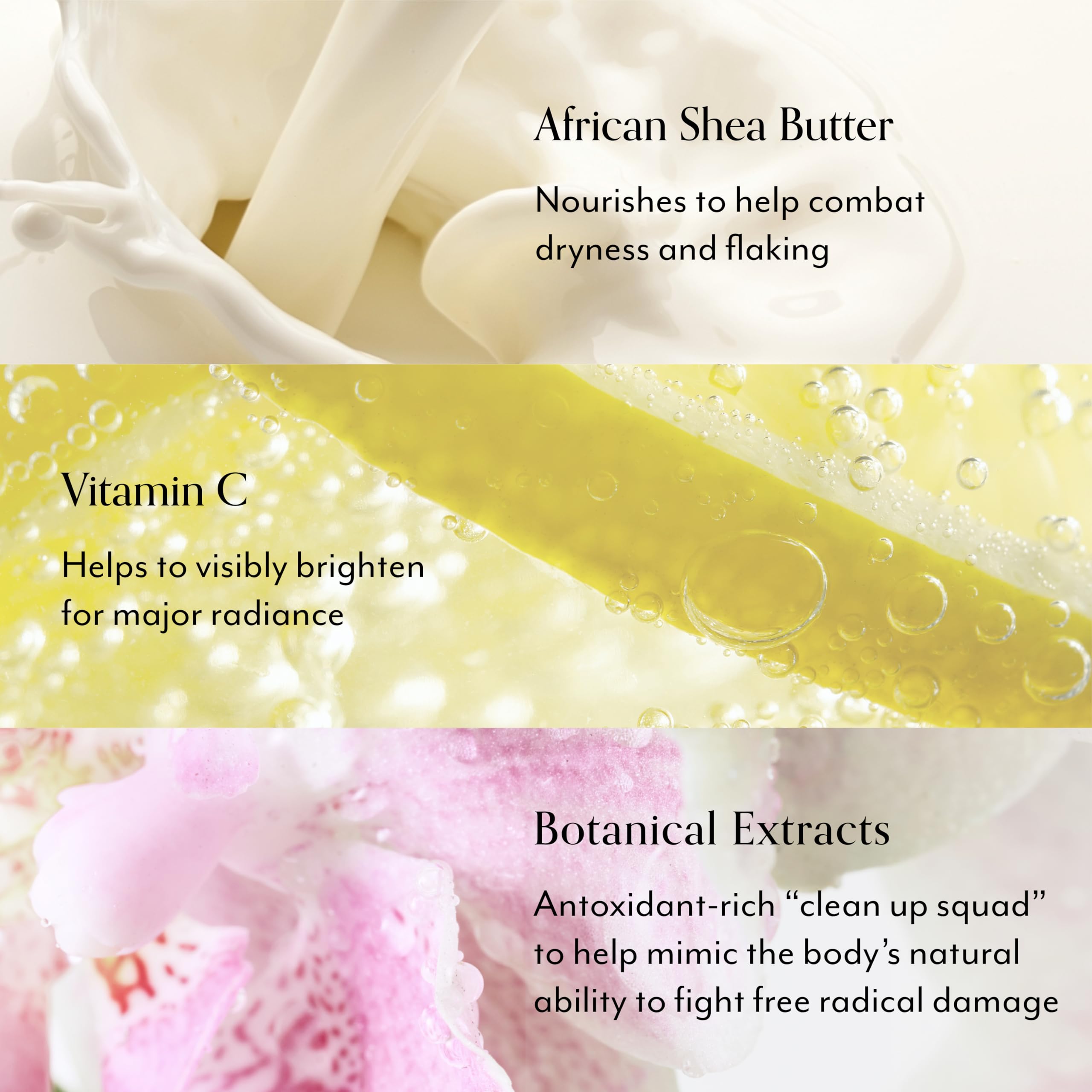 Bliss Ex-glow-sion texture closeup highlights whipped cream-like consistency
