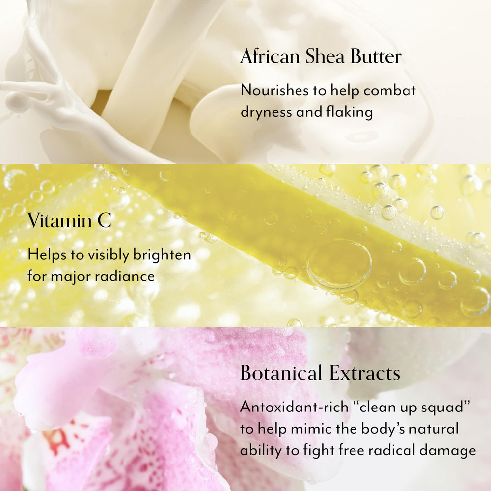 Bliss Ex-glow-sion texture closeup highlights whipped cream-like consistency