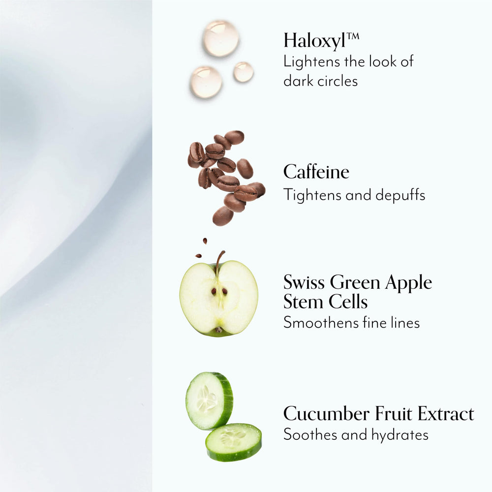 Bliss Eye Do All Things Hydrating Eye Gel featuring premium ingredients like vitamin C and stem cells.