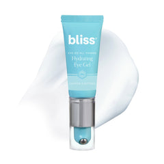 Bliss Eye Do All Things Hydrating Eye Gel rollerball massage for cooling depuffing.