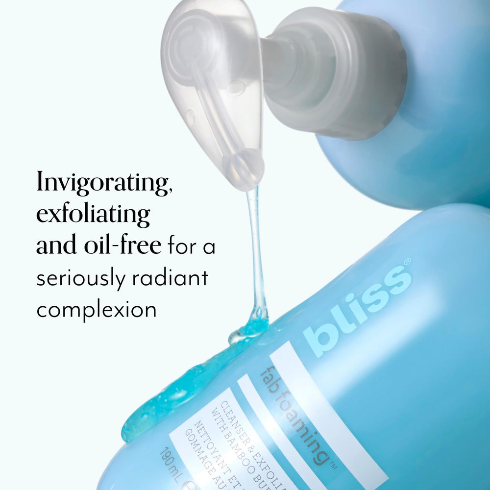 Bliss Fab Chamomile extract closeup signals soothing botanicals for calm comfortable skin