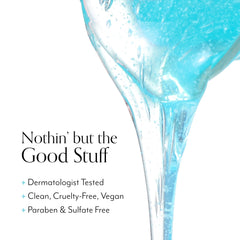 Bliss Fab Foaming exfoliator texture with bamboo buffers for gentle polishing