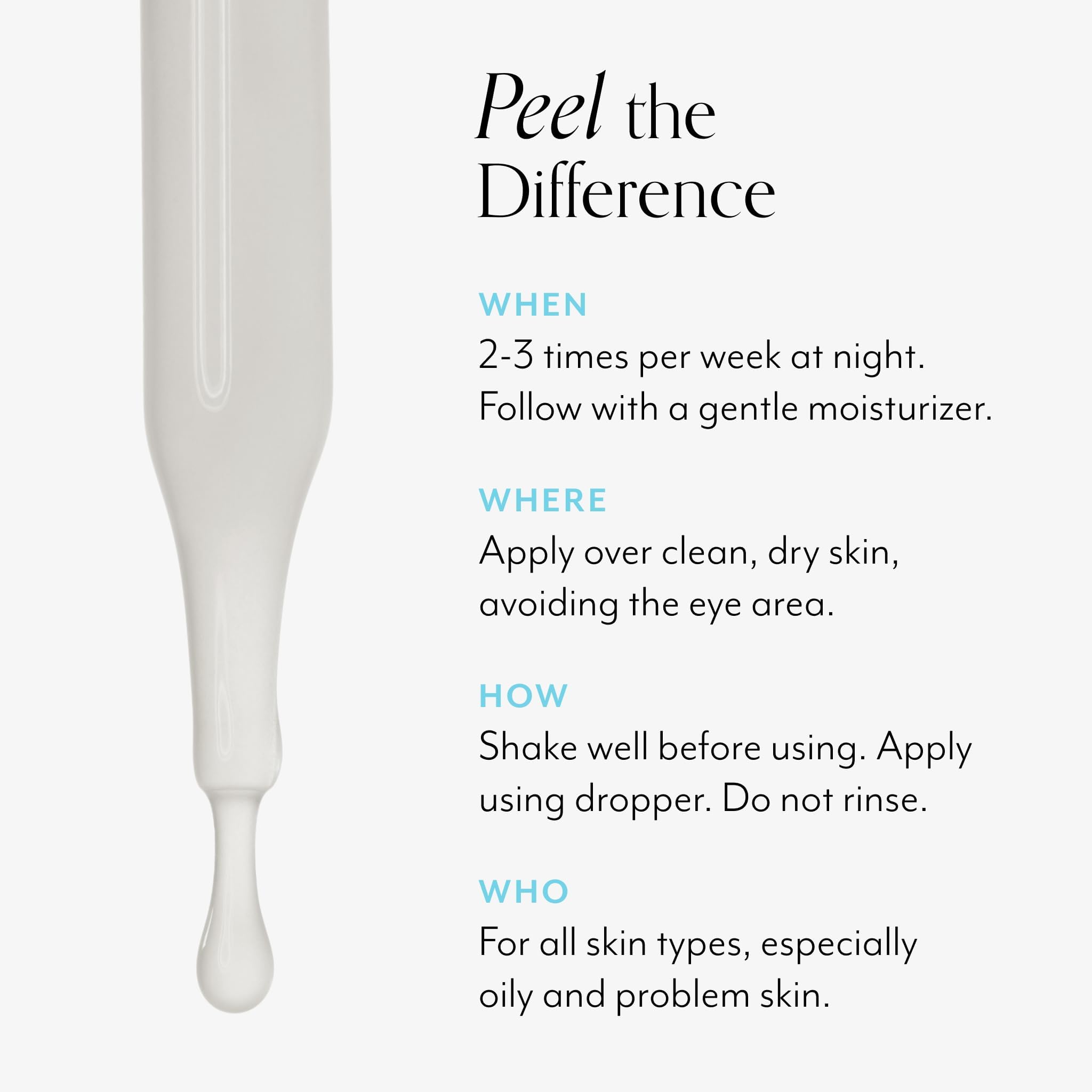 Fragrance-free Bliss product swatch highlighting clean, vegan ingredients