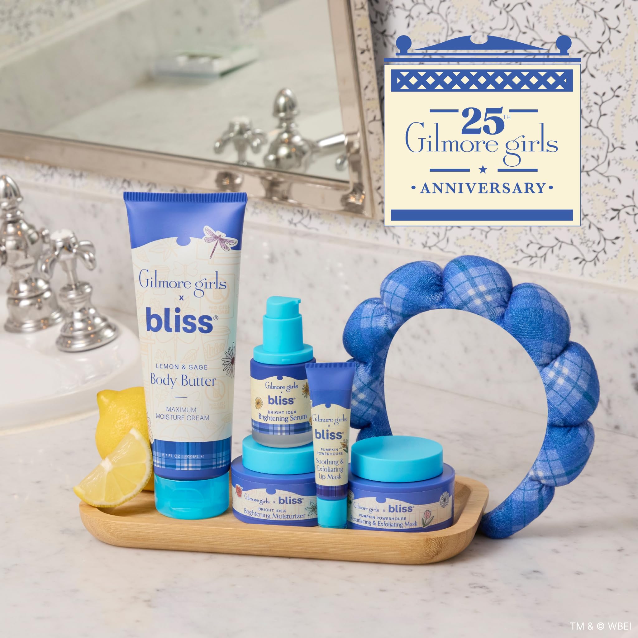 Bliss Gilmore Girls pumpkin powerhouse shea butter and enzymes nourish during moisturization.