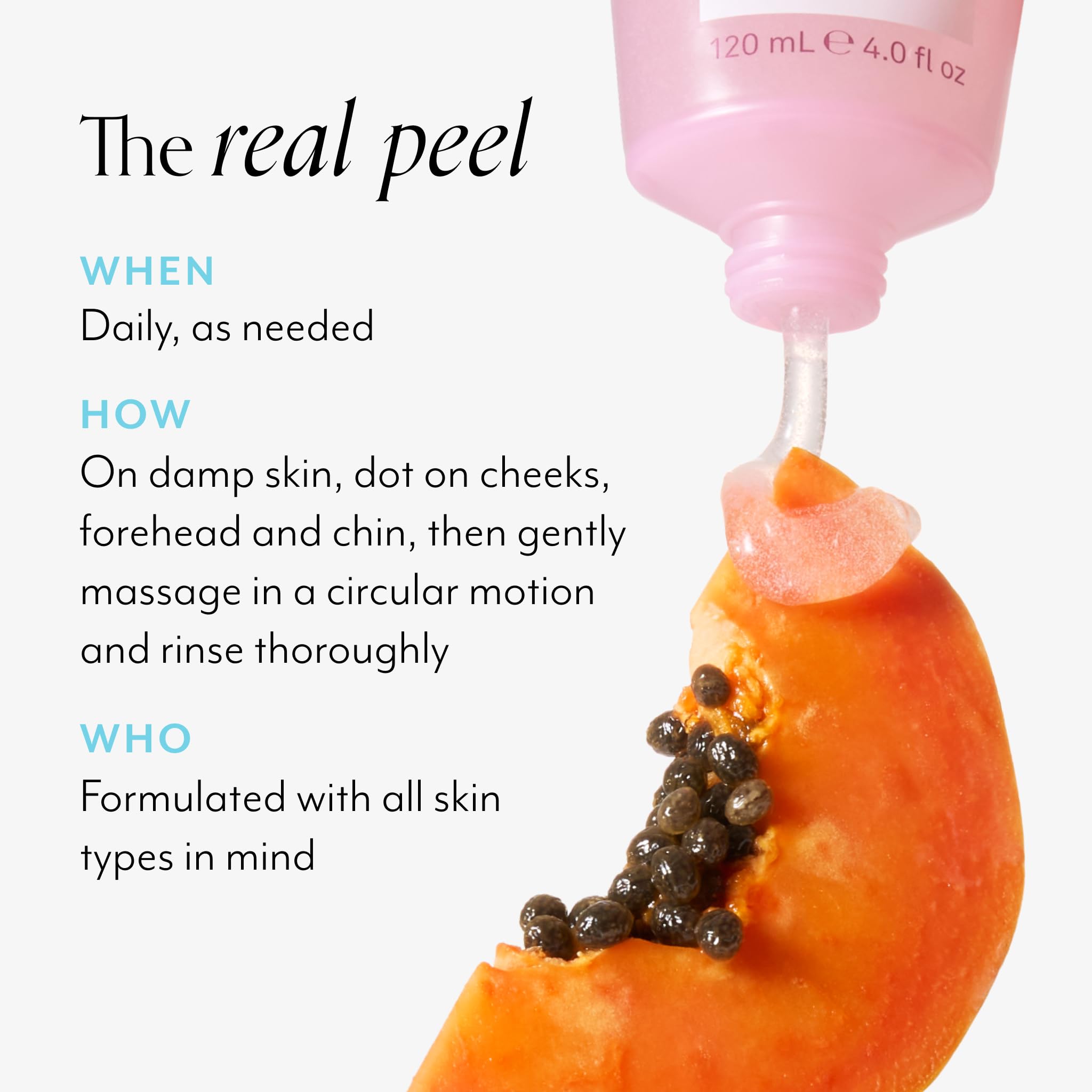Bliss Jelly Glow Peel label features pineapple and papaya enzymes for smoothing
