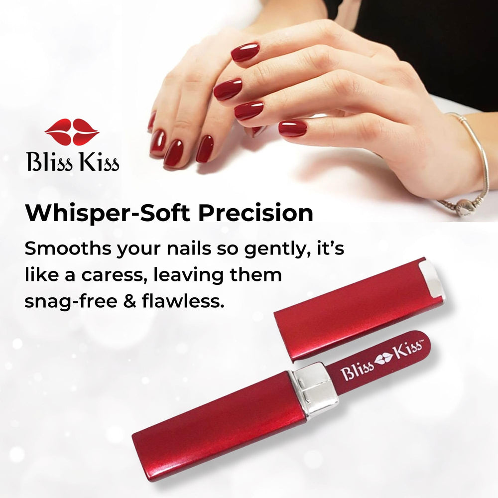 Bliss Kiss durable crystal nail file designed for long-lasting performance
