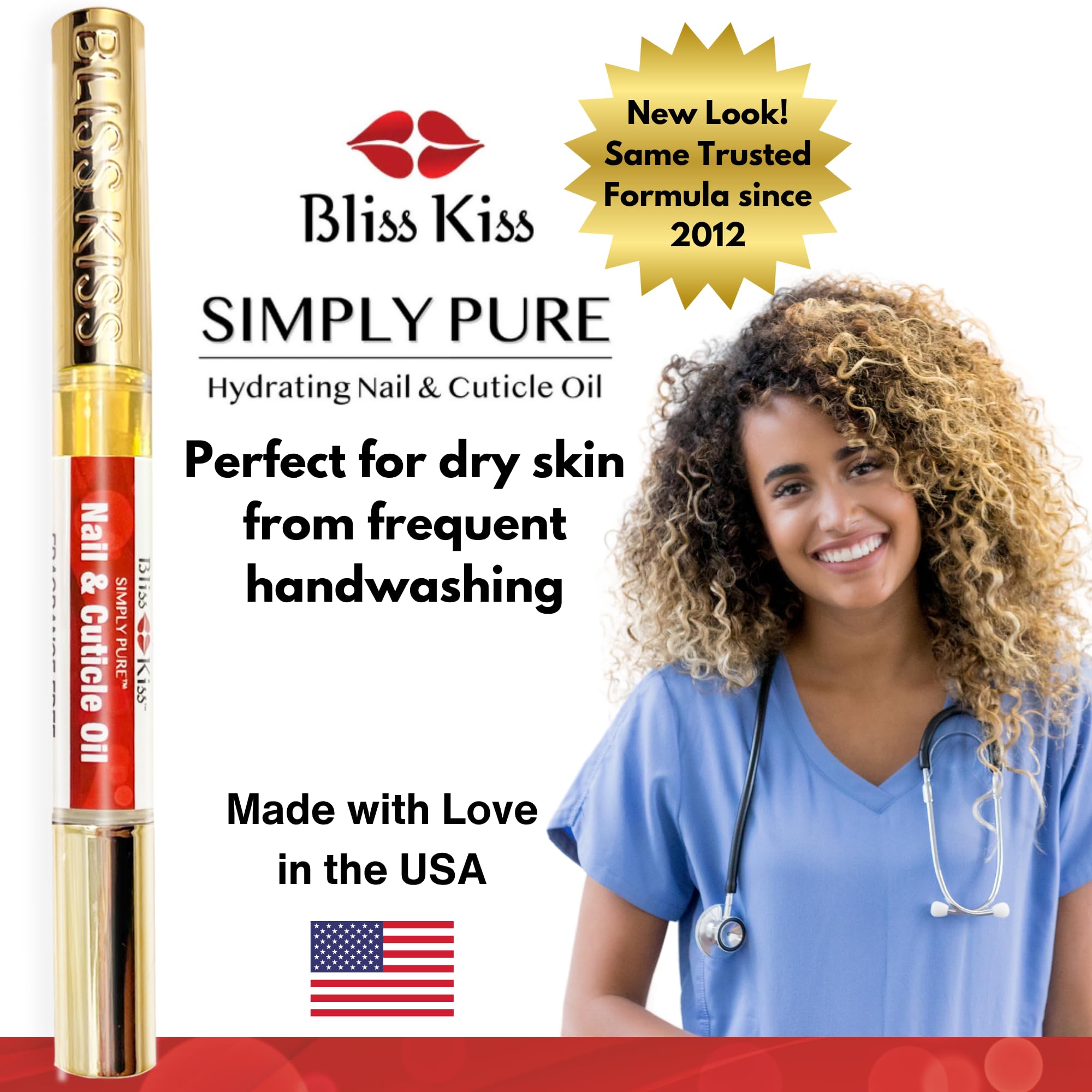 Bliss Kiss Made in the USA family owned nail care brand