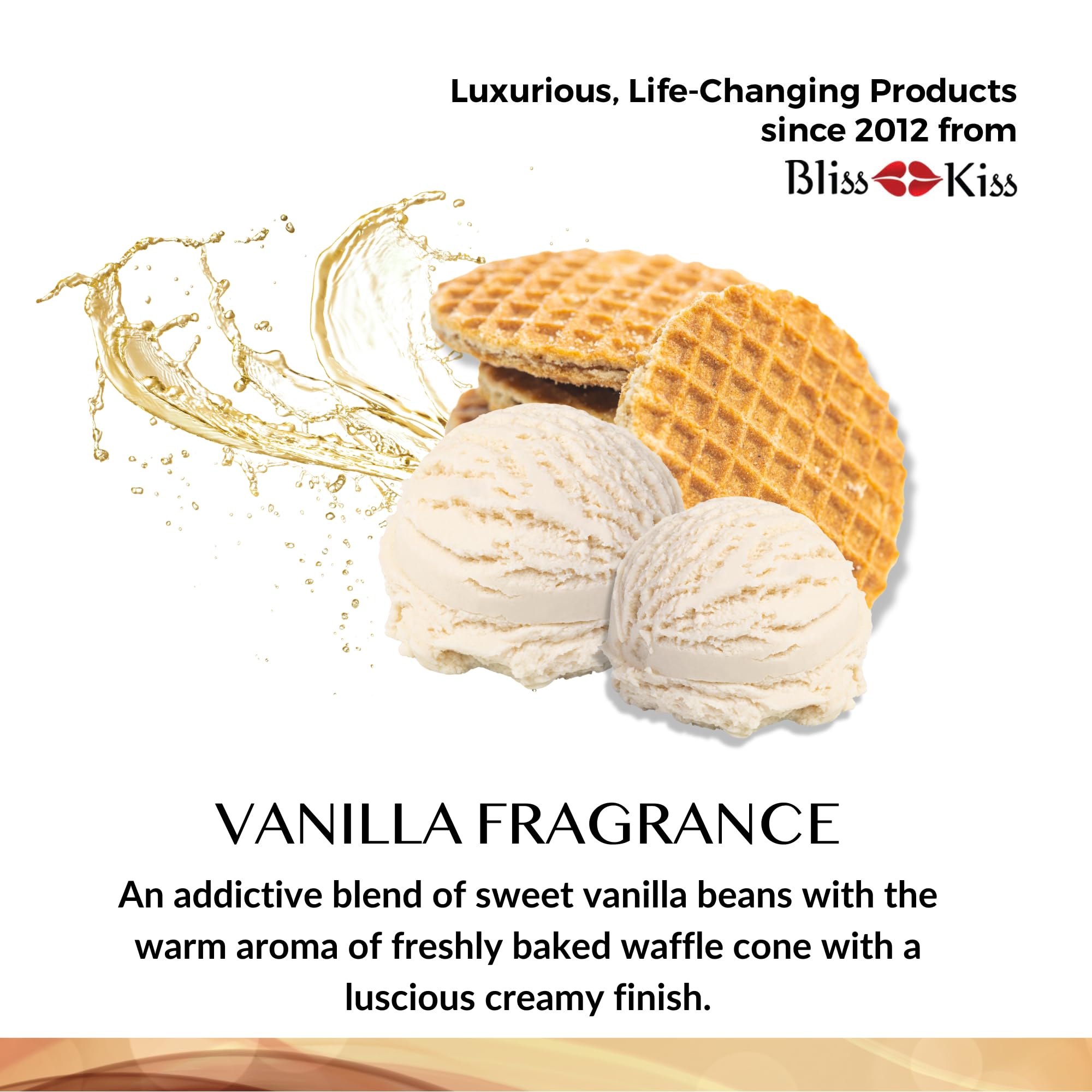 Bliss Kiss vanilla nail oil pen closeup of smooth, non-greasy formula.