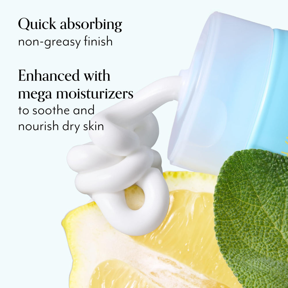 Bliss Lemon and Sage Body Butter coconut oil swirl suggests skin-softening nourishment.