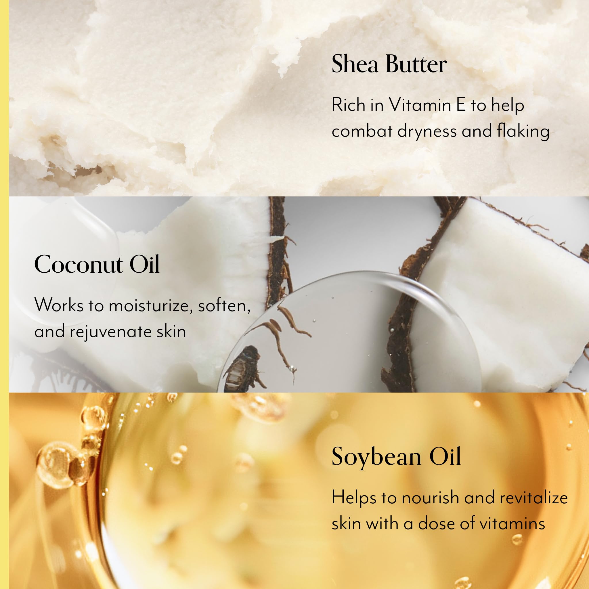 Bliss Lemon and Sage Body Butter shea butter detail illustrating deep moisturization.