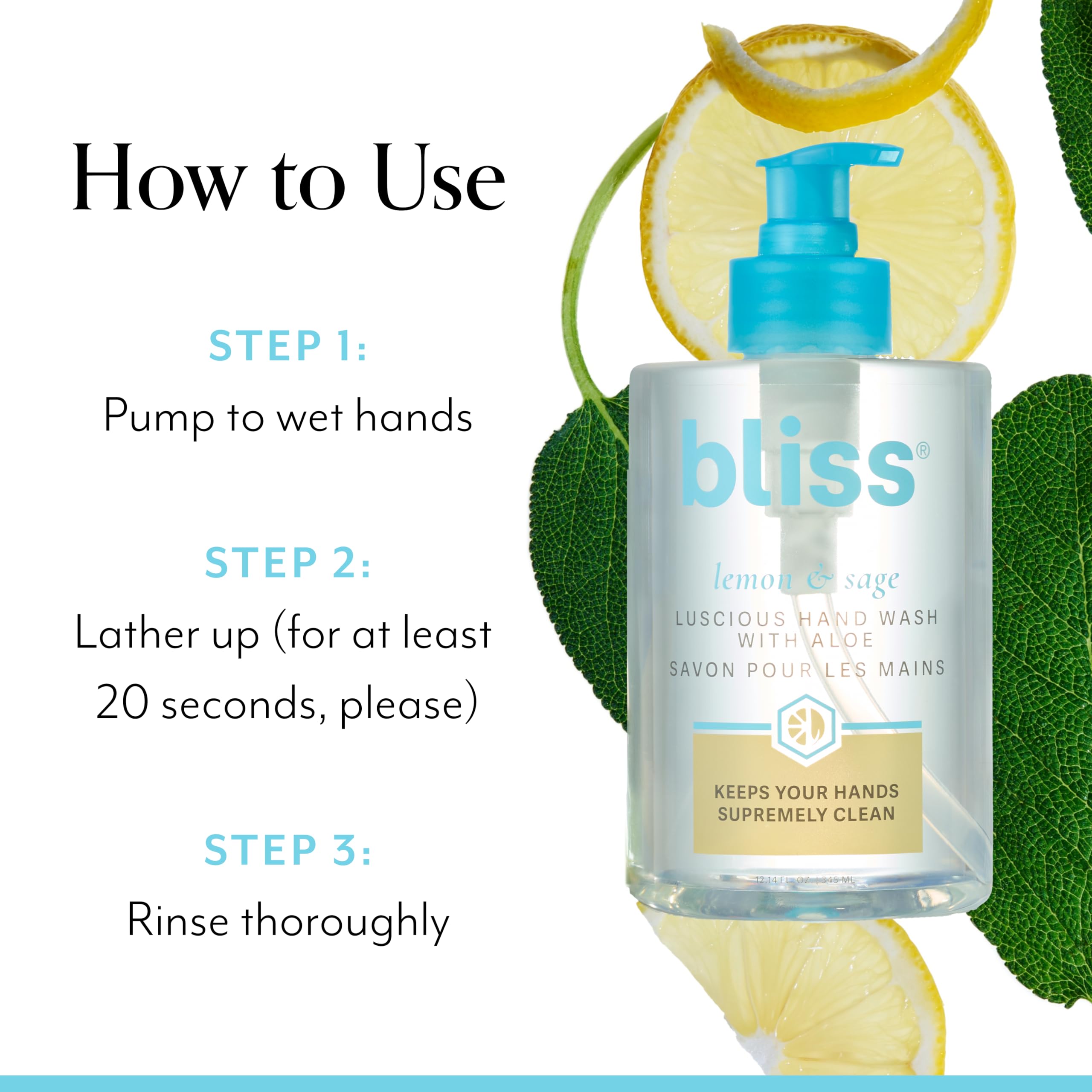 Bliss Lemon & Sage citrus-scent-in-motion captures uplifting fragrance.