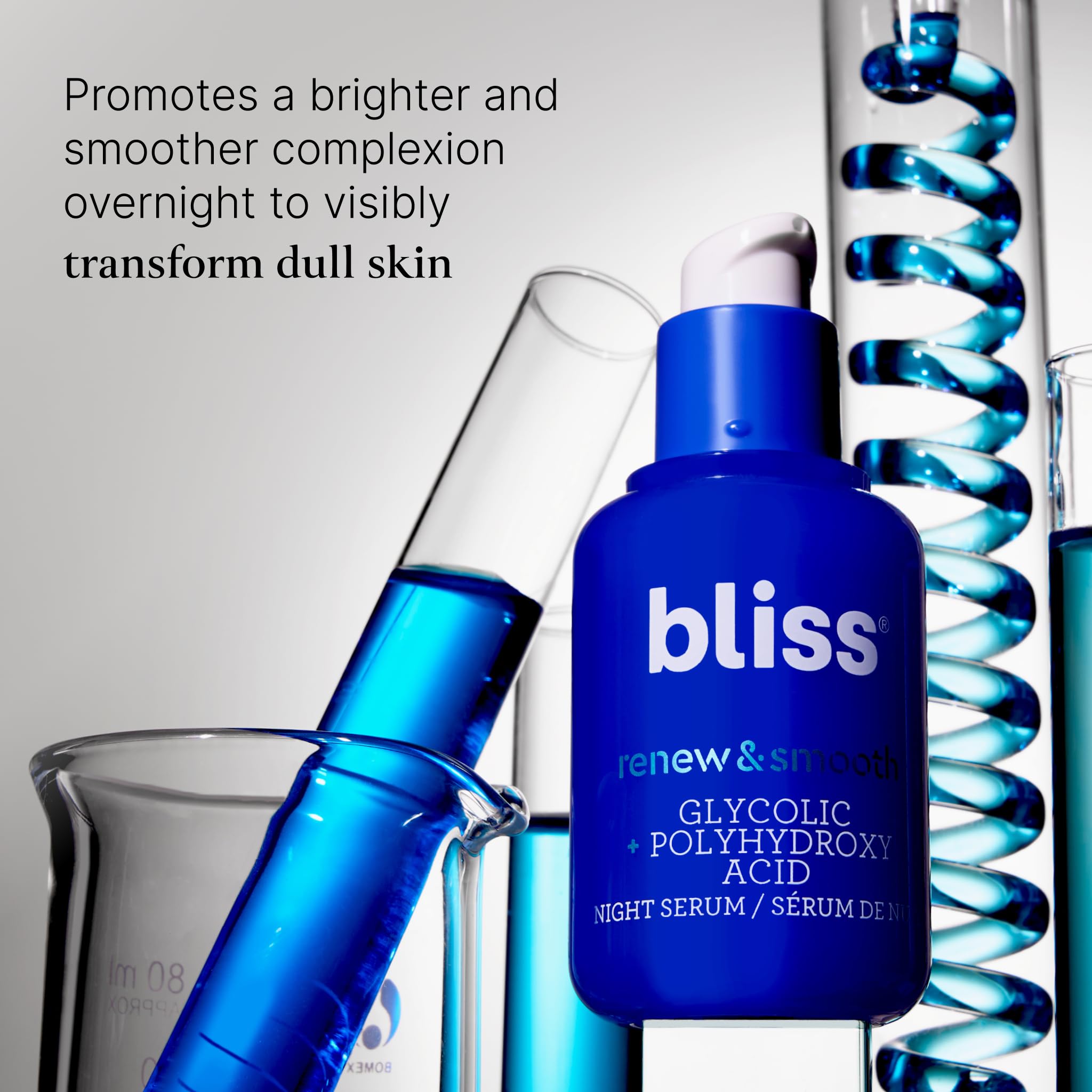 Bliss morning glow image suggesting refreshed skin after use