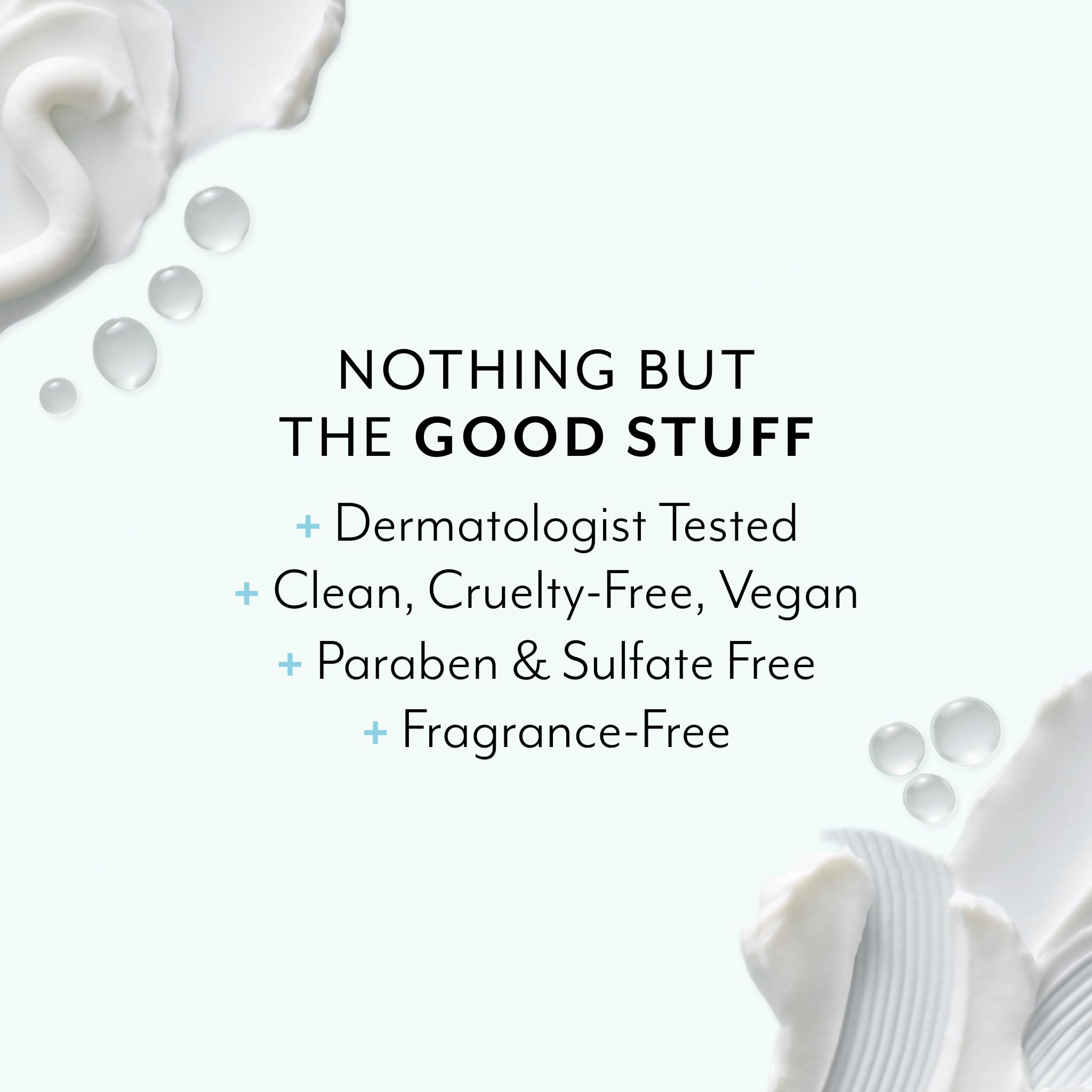 Bliss Naked Body Butter massage texture shows non-greasy finish after use.