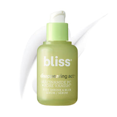 Bliss Niacinamide Pore Vanish Serum bottle for smoother pores.