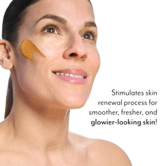 Bliss Pumpkin Powerhouse enzyme pour demonstrates gentle exfoliation