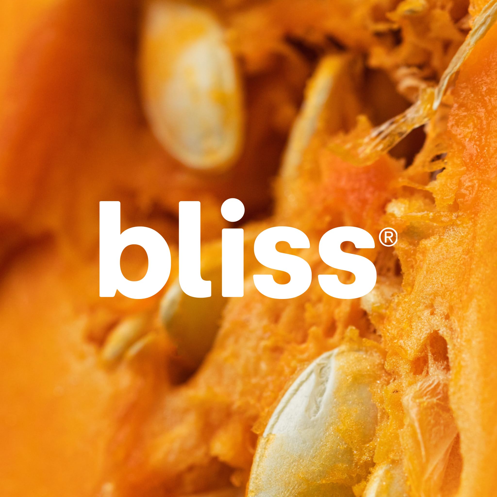 Bliss Pumpkin Powerhouse pack shot shows vegan, clean, cruelty-free formula