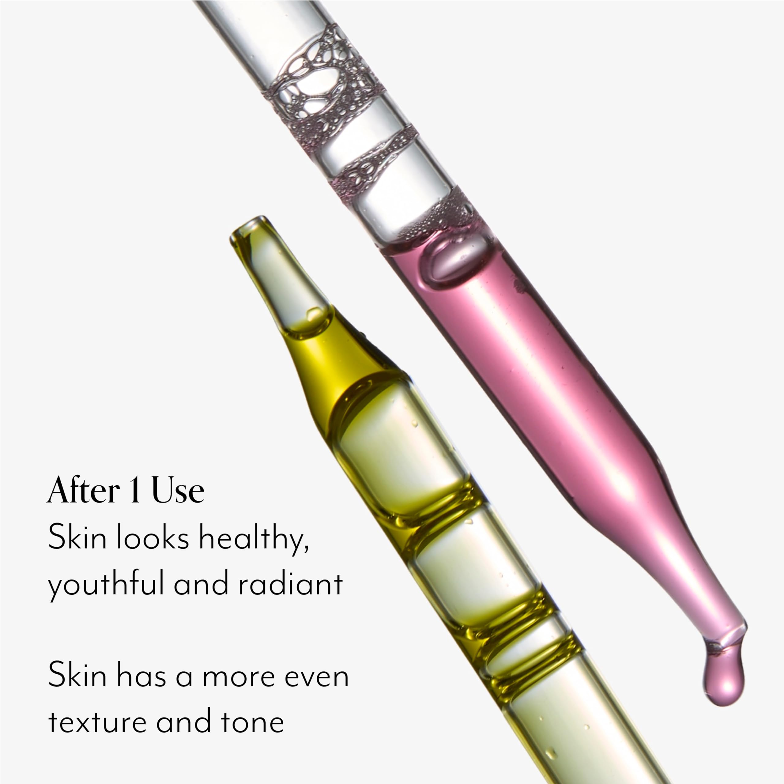 Bliss Retinol Serum in morning routine with SPF reminder for daily protection.