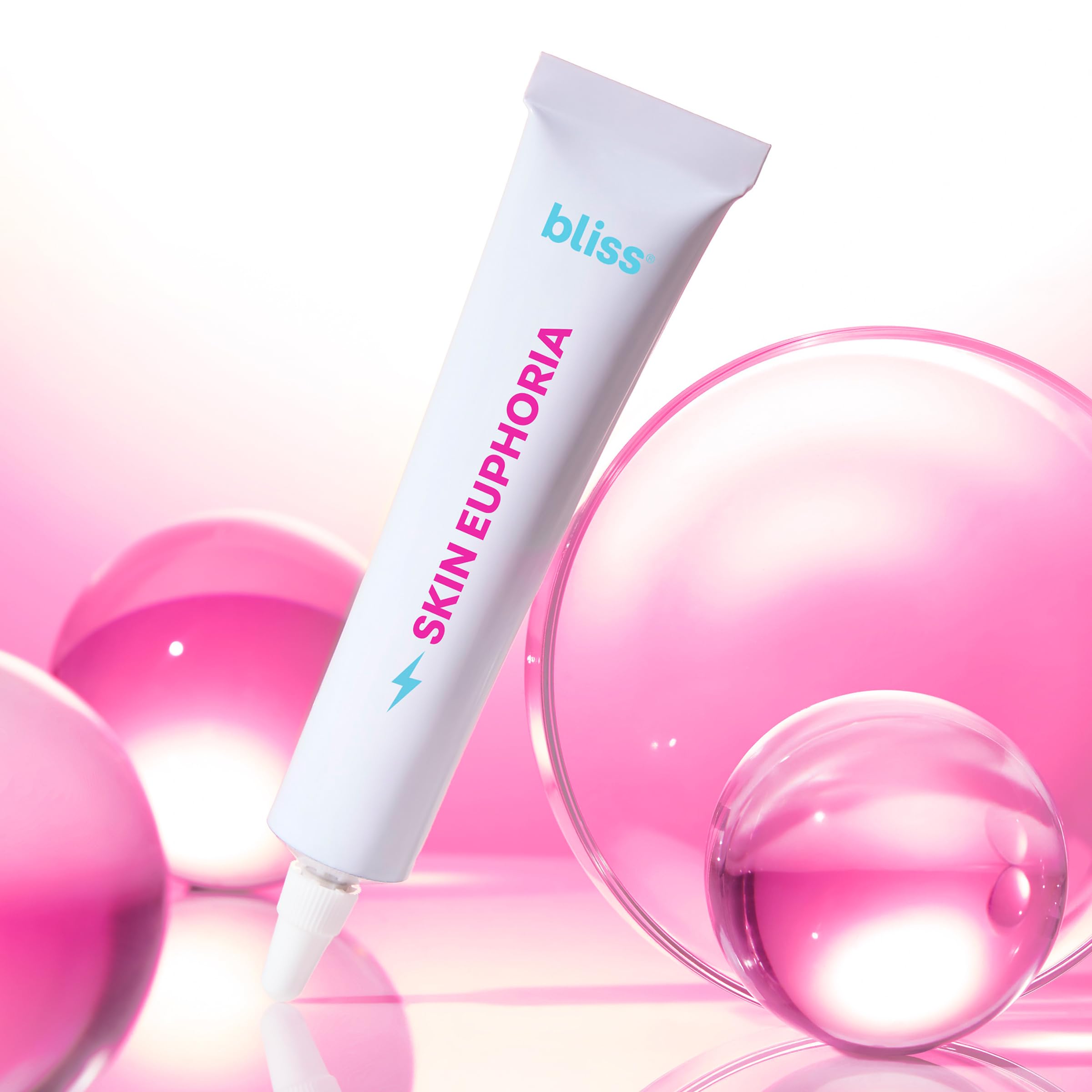 Bliss Skin Euphoria serum packaging image conveys premium skincare experience