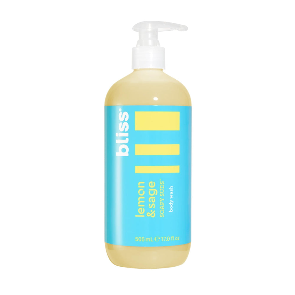 Fresh skin glow after shower with Bliss Soapy Suds post-rinse