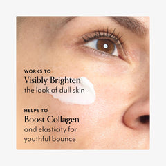 Bliss Vitamin C Tri-Peptide Brightening Moisturizer packaging box shows vegan and cruelty-free credentials.