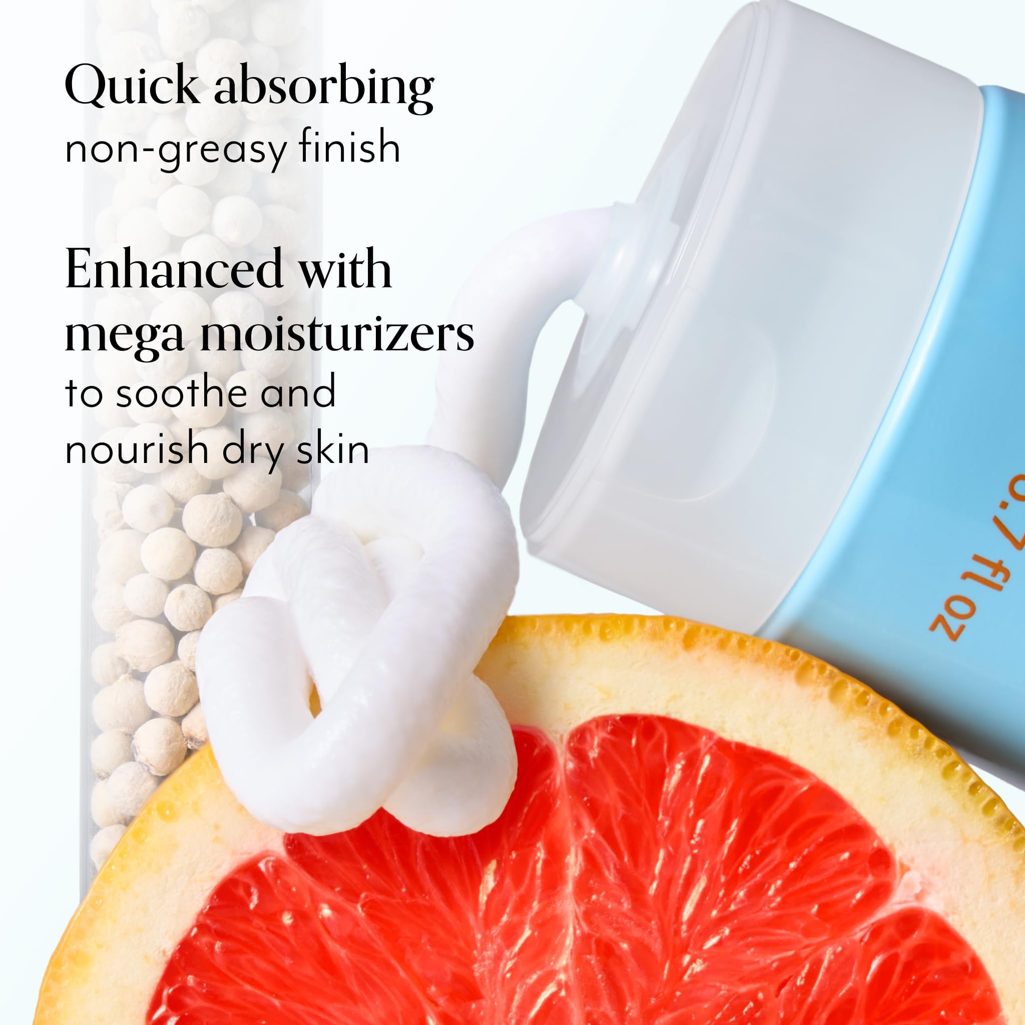 Bliss Vitamin E Shea Butter closeup highlights nourishment and smooth skin