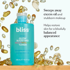Bliss Well Yes Toner packaging front emphasizing sensitive-skin friendly formula.