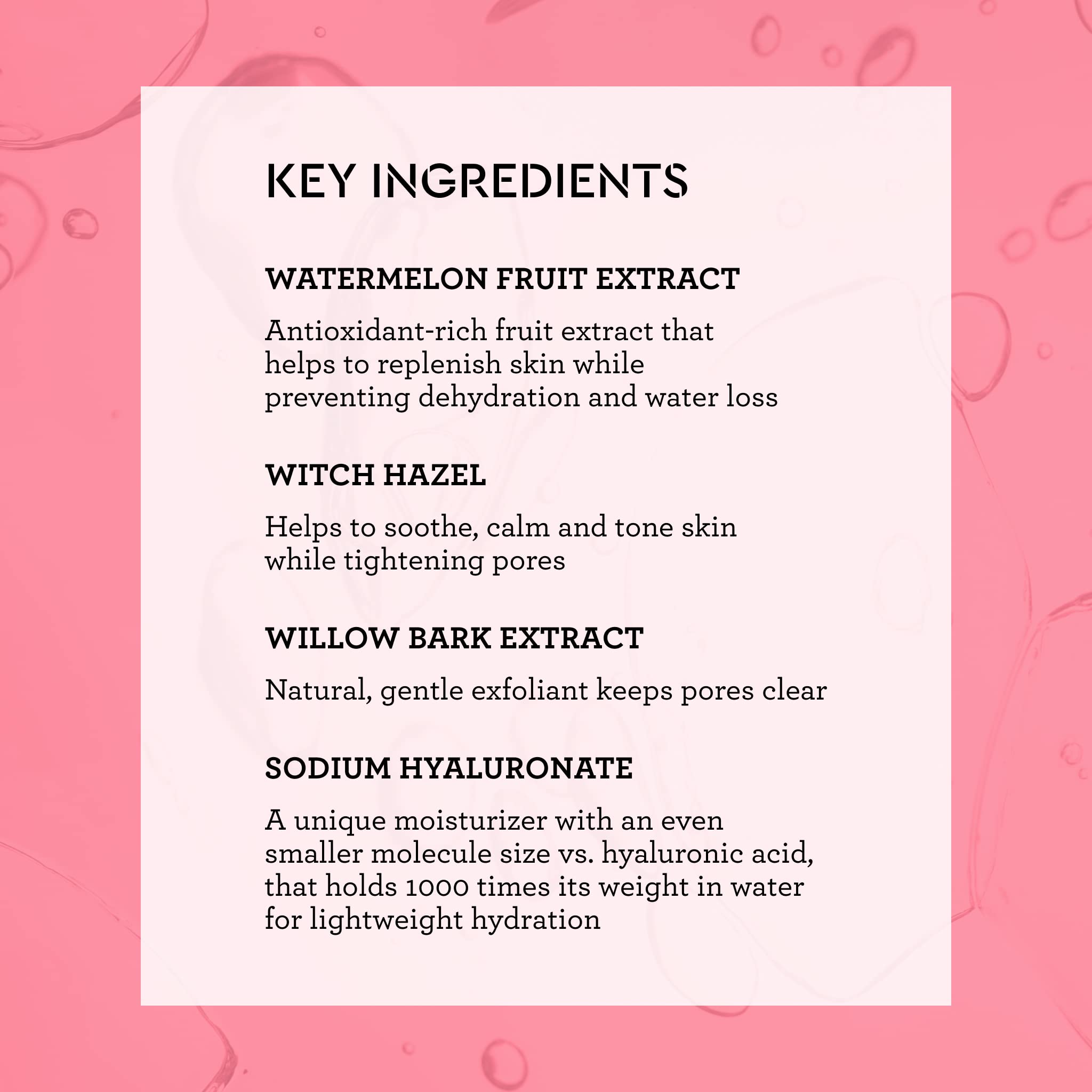 Bliss What a Melon toner close-up shows refreshing texture ideal for quick refresh