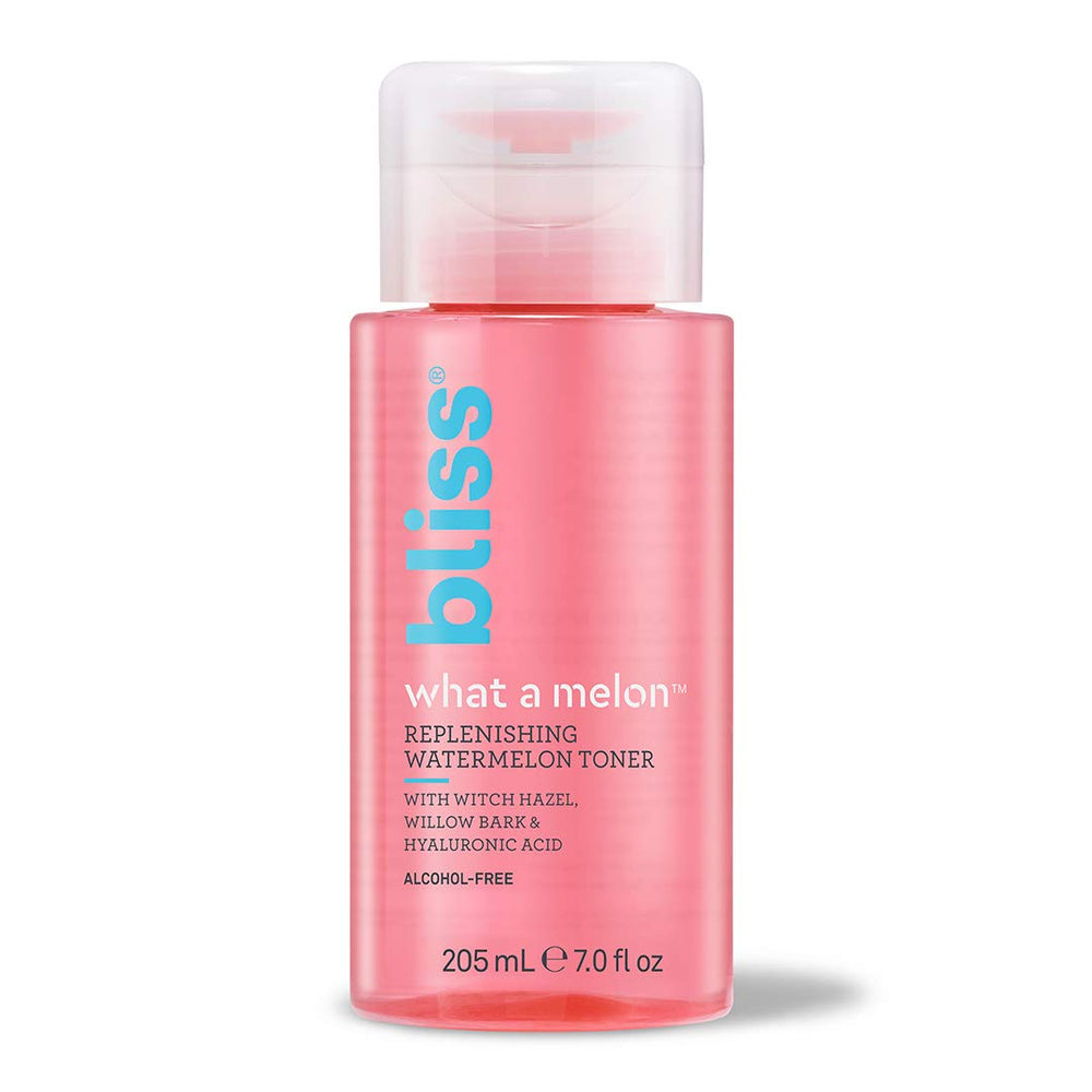 Bliss What a Melon toner promoting morning glow for combination skin