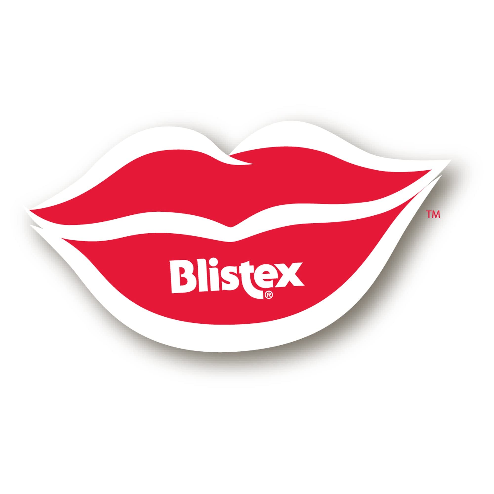 Blistex DCT lip care close-up highlighting cocoa butter and vitamin E benefits