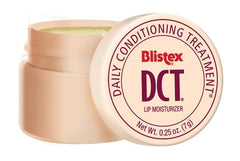 Blistex DCT pack of 6 boxes displayed for reliable daily lip moisture