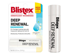 Blistex Deep Renewal lip application motion, ideal for on-the-go care.