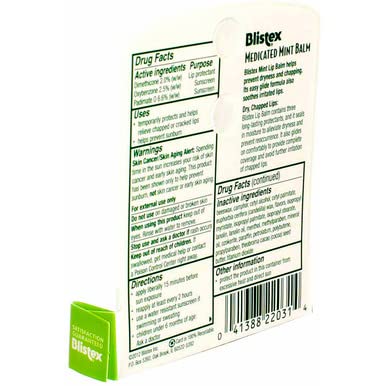 Blistex Medicated Mint Balm SPF 15 outdoor-use scenario