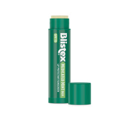 Blistex Medicated Mint Lip Balm close-up glide for quick, even coverage.