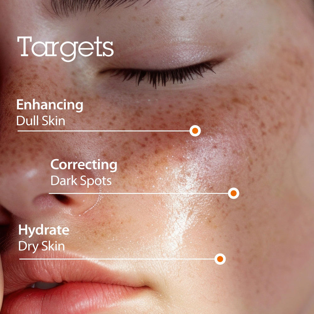 BLITHE Pressed Serum Gold Apricot creamy texture close-up showing balm-like hydration.