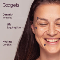 Texture swirl of BLITHE pressed serum showing creamy hydration