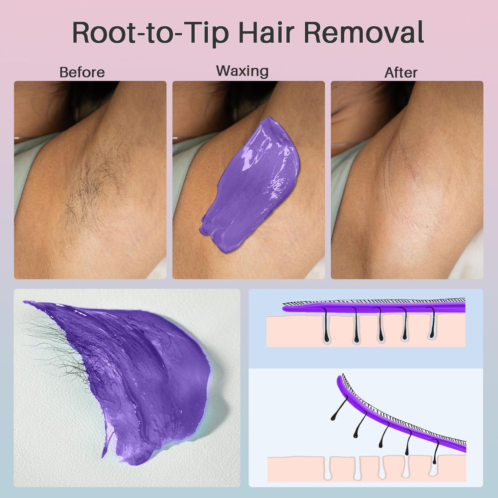 BLITZWAX bikini-area waxing for smooth results around sensitive zones.