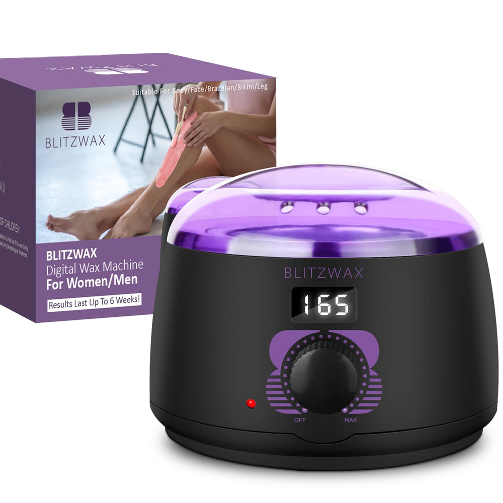BLITZWAX blitzwax brazilian-bikini-wax-pot ready for easy at-home waxing.