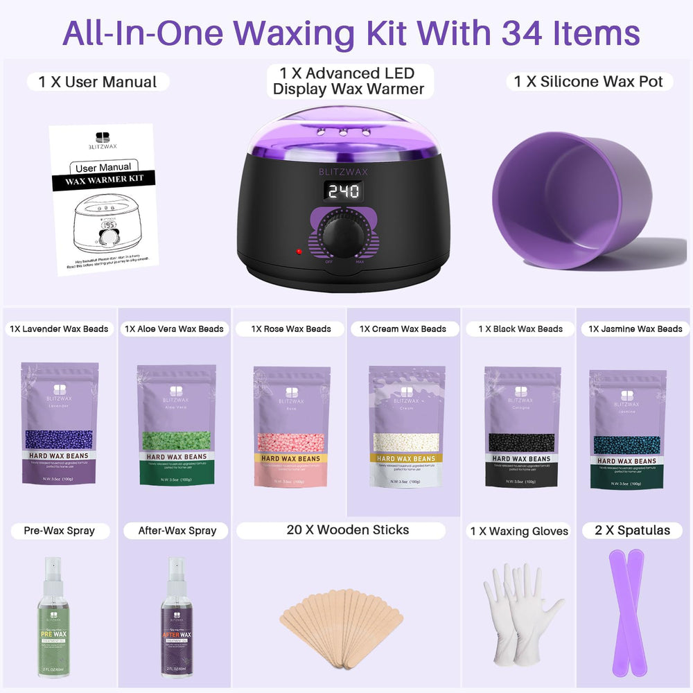 BLITZWAX HRIP-certified formula offers skin-soothing waxing experience